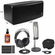 Samson C01U Pro Podcasting Studio Condenser Microphone with Mackie FreePlay GO Ultra-Cosmpact Portable Bluetooth Speaker Package