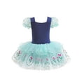 thumbnail image 2 of QEFJNO 3-8Y Toddler Girls Princess Leotards Ballet Dance Dress Kids Ballerina Tutu Dresses, 2 of 8