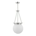 thumbnail image 2 of Manor 3-Light Pendant in Polished Nickel, 2 of 6