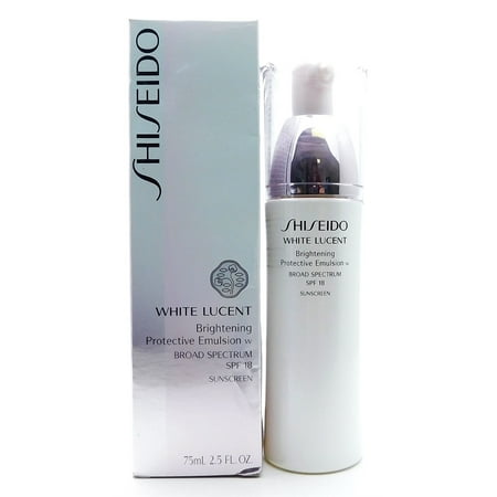 Shiseido White Lucent Brightening Protective Emulsion SPF 18 2.5 Fl Oz.
