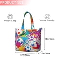 thumbnail image 5 of Weekender Bag with Baseball Soccer Prints Large Capacity Travel Tote Bag Lightweight Multipurpose for Boys, Teens, Athletes, 5 of 5