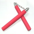 thumbnail image 1 of Nunchaku Goma Espuma Segura Entrenamiento Nunchakus Artes Marciales Nunchaku Rojo, 1 of 3