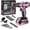 Pink, variant on DEKOPRO 20V Cordless Drill Set, Electric Power Drill with 3/8 Inch Keyless Chuck 18+1 Positions
