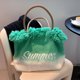 thumbnail image 2 of Bolsos de hombro de diseñador de lujo para mujer en la moda 2023 Nuevo bolso de mano de gran capacidad con color contrastante para mujer Bolso de mano con borlas para mujer, 2 of 5