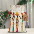 thumbnail image 5 of Naloa Black African Woman Drawstring Christmas Bags, 3D Xmas Gift Bags, Christmas Wrapping Bags, Xmas Goodie Bags, Treat Pouch Bags, Party Favor Bags-Medium, 5 of 9
