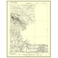 thumbnail image 2 of USGS 15x18 Gold Ornate Wood Framed with Double Matting Museum Art Print Titled - Ely Range Nevada Quad - USGS 1921, 2 of 4