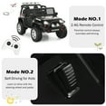 thumbnail image 5 of Gymax 12V Electric Kids Ride On Car Truck w/ MP3 Horn 2.4G Remote Control Black, 5 of 10