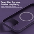 thumbnail image 4 of For Magsafe Original Magnetic Cases For iPhone 15 14 13 12 11 Pro Max Plus Wireless Charge Case Liquid Silicone Cover Accessory, 4 of 5