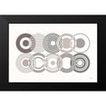 thumbnail image 2 of Pela 24x17 Black Modern Framed Museum Art Print Titled - Deco Retro grey I, 2 of 5