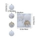thumbnail image 3 of Ornamentos Del Árbol de Navidad 8cm Bola de Navidad Colgando Bola de Plástico Espumante Decoración Del Árbol de Navidad Set de Cuatro Piezas, 3 of 6