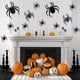thumbnail image 4 of Decoraciones de pared de Halloween Diy 3d Plástico Araña Decoración Pegatinas Decoración de Halloween Hogar Pared Ventana Interior Exterior Araña aterradora 6 paquetes Negro, 4 of 5