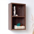thumbnail image 1 of Fresca Armoire Latérale en Noyer avec 2 Espaces de Rangement Ouverts, 1 of 3