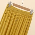 thumbnail image 7 of Kaemgyyd Women's Comfy Pajamas Stretch Pj Bottoms Pants Elastic High Waisted Polka Dots Pants Wide Leg Lounge Trousers（Yellow,X-Large）, 7 of 7