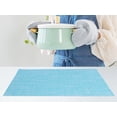 thumbnail image 5 of REGALWOVEN Set of 8 Placemats, Placemats for Kitchen Dining Table Decor Washable Heat Resistant Table Placemats Wipeable Place Mat Blue 18*12in, 5 of 7