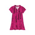 thumbnail image 5 of CCRFTGI Polo Dress for Kids Girls Size 8 Back To School Short Sleeve Uniform Cute Polka Dots Pleated Flare Skater Polo Dresses Summer Button Collared Picque Polo Dress Hot Pink 7-8 Years, 5 of 5