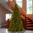 thumbnail image 2 of National Tree Company Pre-Lit Artificial Giant Christmas Tree, Green, North Valley Spruce, White Lights, Includes Stand, 10 Feet, 2 of 3