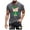 Grey, variant on PMUYBHF Turtle Neck Shirt Men Tall Men's Fashion St Patrick Theme Printed T Shirt Casual Comfortable Top Mens Denim Shirt Men Dress Shirt Black