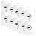 thumbnail image 1 of 10 Uds. Adhesivos Sin Perforaciones, Pegatina de Tornillos Sin Rastro para Almacenamiento de Cocina y Baño, Pegatinas de Tornillos Sin Perforaciones, 1 of 5
