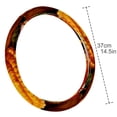 thumbnail image 4 of Thanksgiving Pumpkin Pie 14.5 Inch Printing PVC Leather Auto Accessories Steering Wheel Cover, 4 of 6