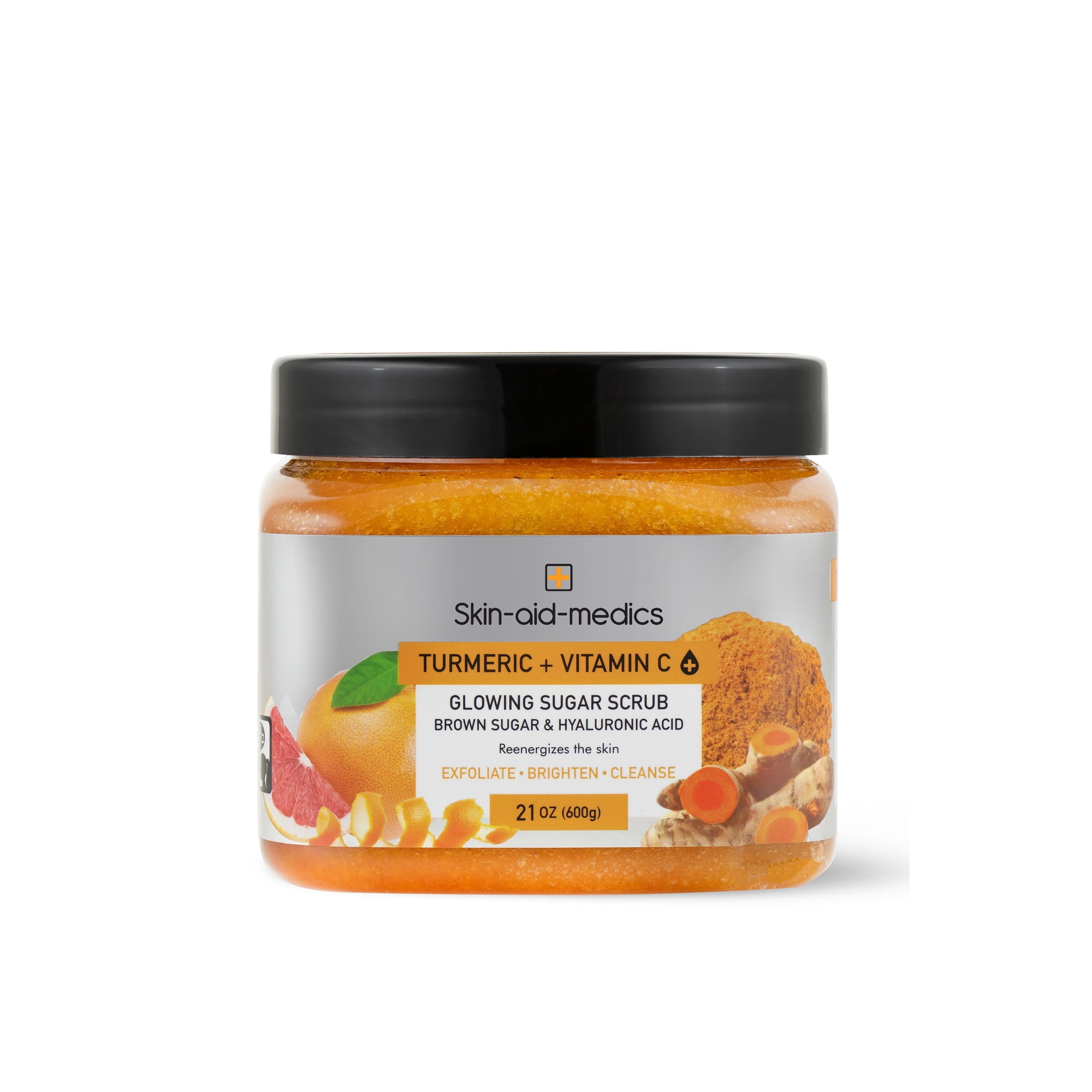 Turmeric + Vitamin C Glowing Sugar Scrub - 21 oz