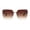 G_Brown, variant on YVNAURA Round Frameless Polarized Sunglasses for Women Rimless No Border UV400 Protection Lightweight Fashion Shades Great for Travel Shopping Outdoors Driving, Brown,One Size