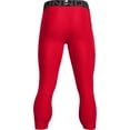 thumbnail image 4 of Leggings 3/4 Under Armour HeatGear para hombre, rojo/blanco, talla L, 4 of 4