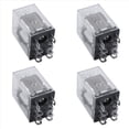 thumbnail image 1 of 4X DC 12V Bobina 10A 240VAC 28VDC DPDT Rele Electromagnetico JQX-13F2Z, 1 of 5