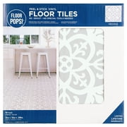 FloorPops Medina 12 in. x 12 in. Peel and Stick Virgin Vinyl Floor Tiles (10-Pack)