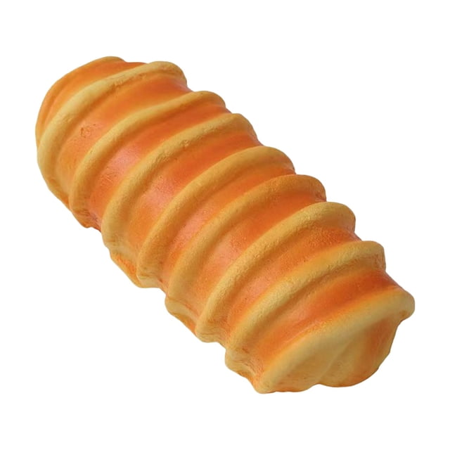 Simulation Bread Squishy Toy, Soft Slow-Rise Butter Croissant for Stress Relief And Pretend Play, Scented Sensory Toy for Kids Kitchen And Anxiety Focus, 1-Pack