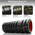 thumbnail image 2 of Xrgnb Foam Roller for Deep Tissue Massager, 13" High Density Exercise Patented Roller for Muscle Massage and Myofascial Trigger Point Release Back Roller for Fitness, Yoga and Pilates (Black), 2 of 7