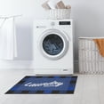 thumbnail image 5 of Ottomanson Non-Slip Rubberback Checkered 2x3 Laundry Room Rug, 26" x 35", Blue, 5 of 8
