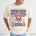 thumbnail image 3 of July 4th 1776 National Champions Funny T-Shirt, America 250th Anniversary Tee, Distressed Americana, 3 of 4