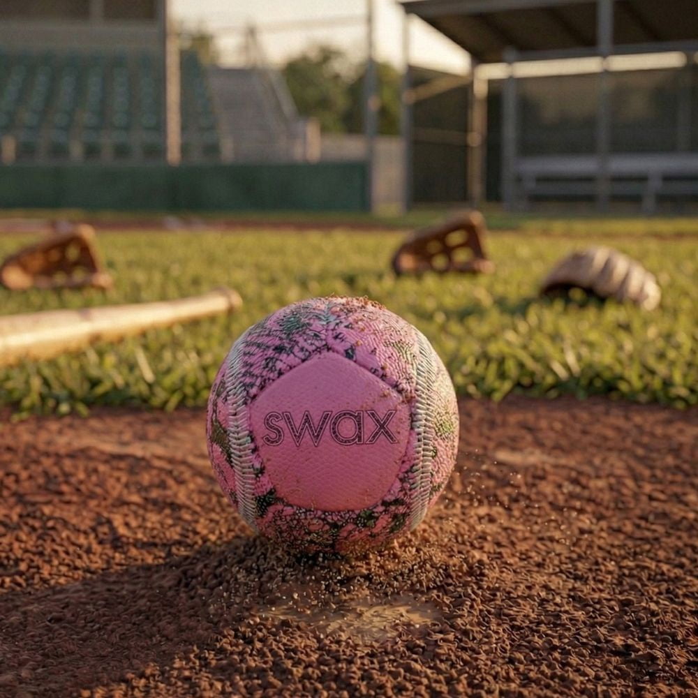 (3 pack) Swax Training Baseball- Pink Snakeskin