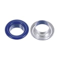 thumbnail image 4 of Unique Bargains 100PCS Grommets Eyelets 3/10 Inch (8mm) ID Hole Metal Self Backing Eyelet with Washers for Leather Dark Blue, 4 of 7