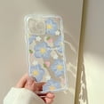 thumbnail image 5 of Wavy Frame Flower Strawberry Oil Painting Clear Soft Case  for iPhone (Clear,iPhone 14 Pro), 5 of 6