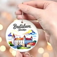 thumbnail image 4 of Bratislava Slovakia Christmas Ornament, Collection of City Travel Souvenirs for Family and Friends, Christmas Tree Ornament City Travel, Trips of The Year, Christmas Ornament 2025, 4 of 5