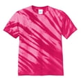 thumbnail image 6 of Yellow Rooster Men's Short Sleeve Tiger Stripe Tie-Dye Cotton T-Shirts Pink arge, 6 of 6
