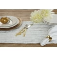 thumbnail image 4 of Fennco Styles Contemporary Brushed Foil Faux Fur Table Runner 16 x 72 Inch, 4 of 4
