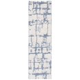 thumbnail image 3 of SAFAVIEH Martha Stewart Distressed Runner Rug, Blue/Ivory, 2'3" x 8', 3 of 6