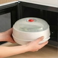 thumbnail image 4 of Practical Microwave Oven Dedicated Steamer, High-Quality Steaming Basket Cooking, 4 of 5