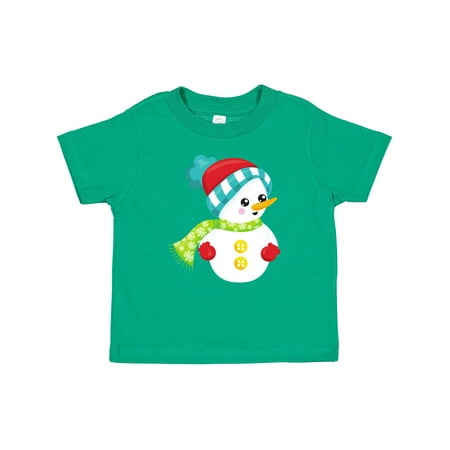 

Inktastic Christmas Snowman Hat Scarf Gloves Carrot Nose Gift Baby Boy or Baby Girl T-Shirt
