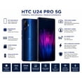 thumbnail image 3 of HTC U24 Pro 5G Dual SIM 512GB ROM 12GB RAM GSM Unlocked - Blue, 3 of 10