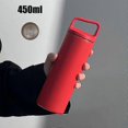 thumbnail image 1 of Leak Proof Water Bottle 15oz,Insulated Double Walled Stainless Steel Thermos Bottles for Men,Women-Red 26-27s, 1 of 5