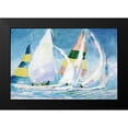 thumbnail image 2 of Slivka, Jane 18x13 Black Modern Framed Museum Art Print Titled - Sailing Away I, 2 of 5