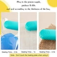 thumbnail image 3 of Portable Handheld Bag Sealer with 100 Clear Flat Cellophane Bags, 3 of 7