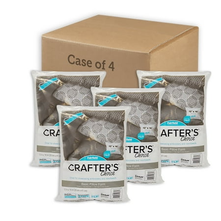 Fairfield Crafter's Choice 4 Pack Pillow Insert - 12" x 16"