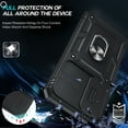 thumbnail image 4 of Military Grade Back Cover Cell Phone Case for Samsung Galaxy S24 Plus, Black, 4 of 7
