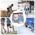 thumbnail image 4 of Fotbe Cute Pig Flowers Calzoncillos Tipo Boxer con Bolsa de Soporte Total para Hombre, X-Temp Fresco, Transpirable y de Secado Rápido-Large, 4 of 5
