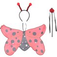 thumbnail image 1 of 1 Juego de accesorios de Cosplay para fiesta de Halloween, diadema de mariquita, juego de varita de bruja, suministros de Halloween, 1 of 7