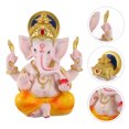thumbnail image 3 of MasteelfCA Ornement en Résine Ganesha Éléphant Statue Bouddha Décoration Hindoue, 3 of 8